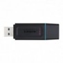 Kingston DataTraveler Exodia - Clé USB 3.2, 64 Go, USB Type-A, 3.2 Gen 1 3.1 Gen 1, Casquette, 11 g, Noir, Turquoise