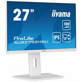 Iiyama ProLite XUB2792HSU-W6, 68,6 cm 27", 1920 x 1080 pixels, Full HD, LED, 0,4 ms, Blanc