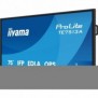 Iiyama TE7513A-B1AG, Écran plat interactif, 190,5 cm 75", 3840 x 2160 pixels, Wifi, 187