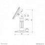 Neomounts SPEAKER-W100 Support pour haut-parleur - universel - orientable, Plafond, Mur, 3,5 kg, Plastique, Noir, Mur, 0 - 180