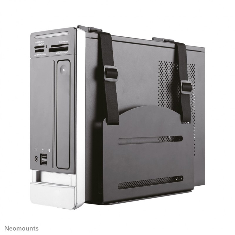 Neomounts CPU-W100BLACK Support pour ordinateur - max 10 kg - universel, 10 kg, Noir, Acier, Chine, 210 mm, 120 - 210 mm