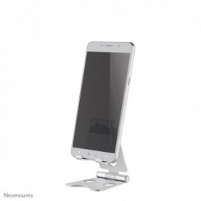 Neomounts DS10-150SL1 Support pour téléphone jusqu'à 4.7" - pliable - universel, Mobilesmartphone, Support passif, Bureau, Intérieure, Argent