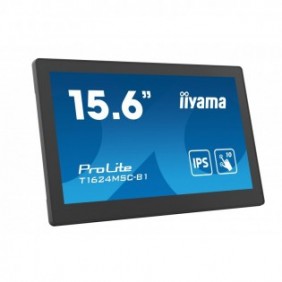 Iiyama T1624MSC-B1, 39,6 cm 15.6", 1920 x 1080 pixels, Full HD, LED, 25 ms, Noir