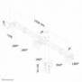 Neomounts FPMA-D960D3 Support d'écran à fixer 10-21", Pince, 6 kg, 25,4 cm 10", 53,3 cm 21", 100 x 100 mm, Noir