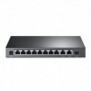 TP-LINK TL-SG1210MP, Non-géré, Gigabit Ethernet 101001000, Connexion Ethernet, supportant l'alimentation via ce port