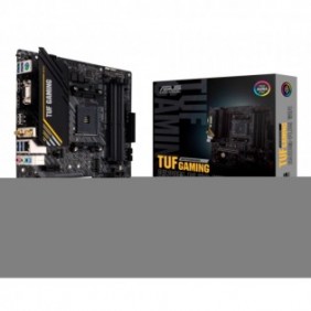 ASUS TUF GAMING A520M-PLUS WIFI, AMD, Emplacement AM4, AMD Ryzen 3000 Series, AMD Ryzen 5000 Series, Emplacement AM4, DDR4-SDRAM, 128 Go
