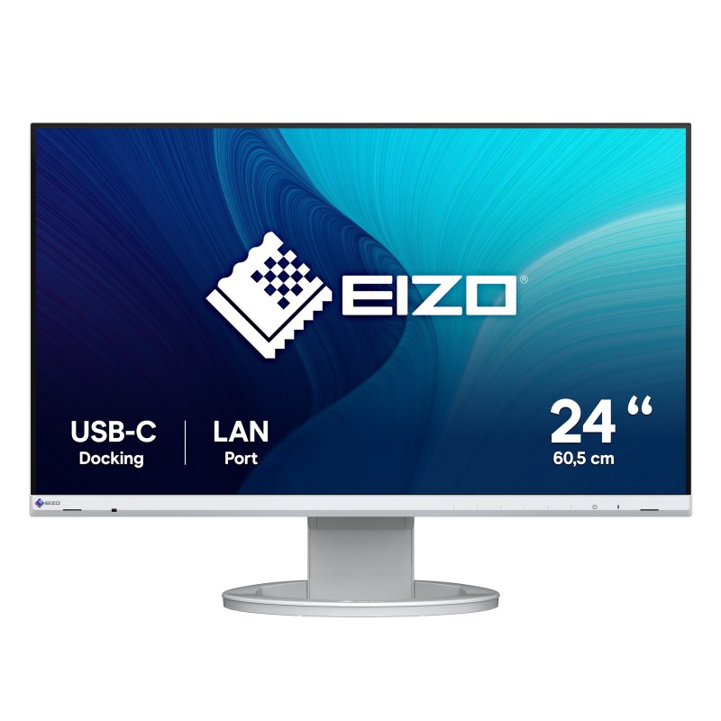 EIZO FlexScan EV2490-WT, 60,5 cm 23.8", 1920 x 1080 pixels, Full HD, LED, 5 ms, Blanc