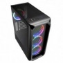Sharkoon TK5M RGB ATX, Bureau, PC, Noir, ATX, micro ATX, Mini-ITX, Métal, Plastique, Verre trempé, Multicolore