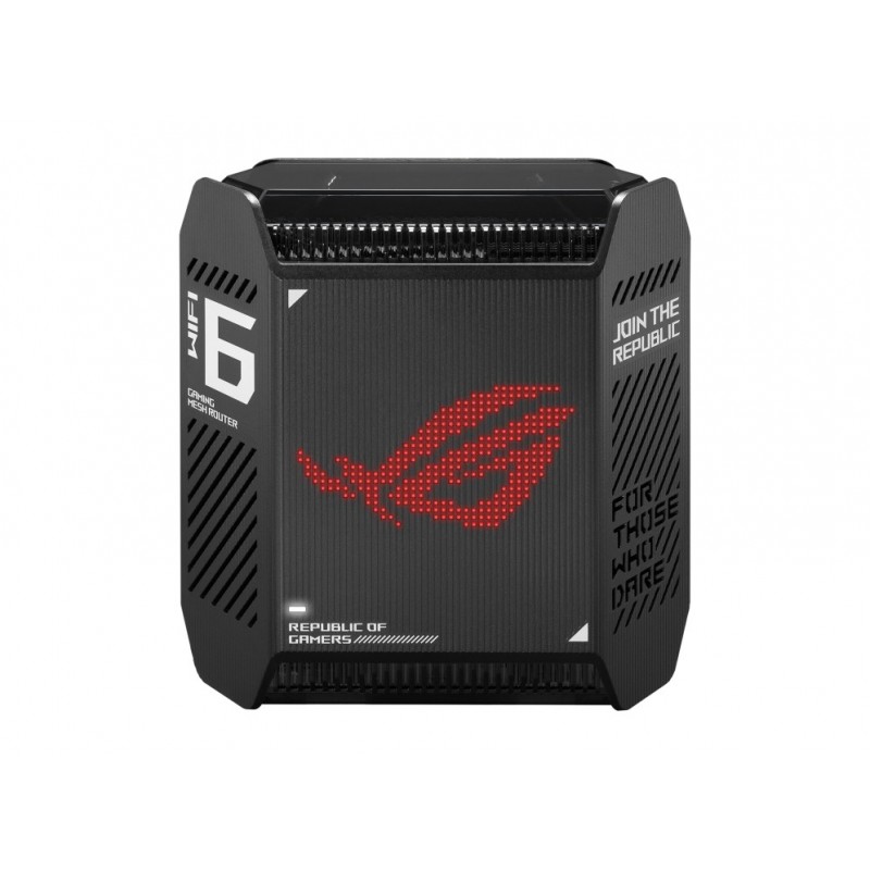 ASUS ROG Rapture GT6 AX10000 AiMesh 1 Pack, Noir, Interne, Routeur maillé, Énergie, 538,8 m², Tri-bande 2,4 GHz  5 GHz  5 GHz