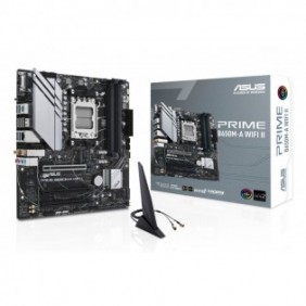 ASUS PRIME B650M-A WIFI II, AMD, Emplacement AM5, AMD Ryzen™ 7, DDR5-SDRAM, 128 Go, DIMM
