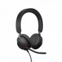 Jabra Evolve2 40 SE, Avec fil, AppelsMusique, 20 - 20000 Hz, 188 g, Casque, Noir