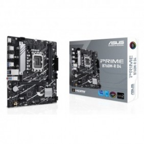 ASUS PRIME B760M-R D4, Intel, LGA 1700, Intel Core i9 14th Gen, Intel Core i3 12th Gen, Intel Core i3 13th Gen, Intel Core i5 12th Gen,..., LGA 1700, DDR4-SDRAM, 64 Go