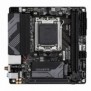 Gigabyte B650I AX Carte mère - AMD Ryzen série 9000, VRM 5+2+1 phases, jusqu'à 6400 MHz DDR5 , 1xPCIe 4.0 M.2, LAN 2,5 GbE, WIFI 6E, USB 3.2 Gen 2, AMD, Emplacement AM5, AMD Ryzen 7000 Series, AMD Ryzen 8000 Series, AMD Ryzen 9000 Series, Emplacement
