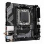 Gigabyte B650I AX Carte mère - AMD Ryzen série 9000, VRM 5+2+1 phases, jusqu'à 6400 MHz DDR5 , 1xPCIe 4.0 M.2, LAN 2,5 GbE, WIFI 6E, USB 3.2 Gen 2, AMD, Emplacement AM5, AMD Ryzen 7000 Series, AMD Ryzen 8000 Series, AMD Ryzen 9000 Series, Emplacement