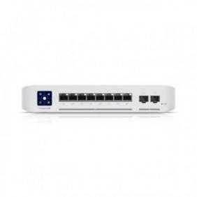 Ubiquiti UniFi Enterprise 8 PoE, Géré, L3, 2.5G Ethernet 10010002500, Connexion Ethernet, supportant l'alimentation via ce port , Grille de montage, Montage mural