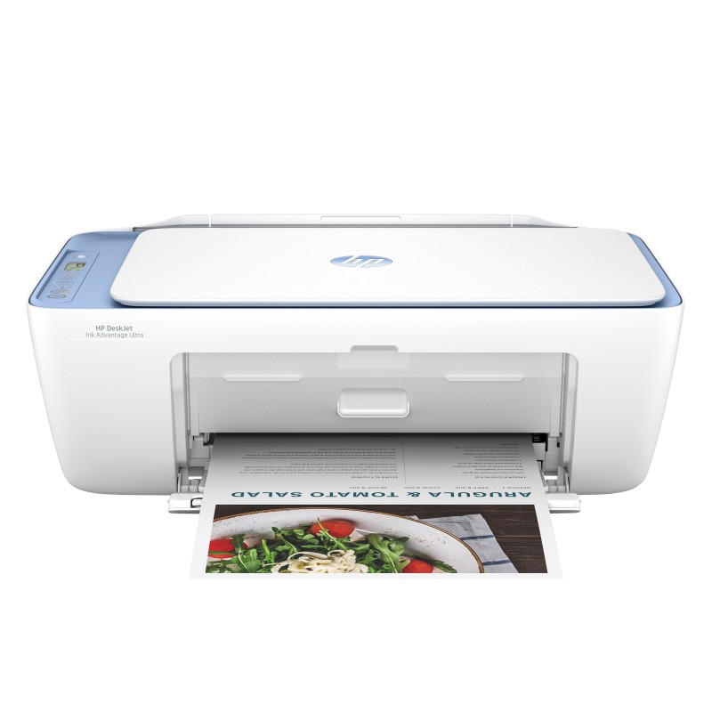 HP DeskJet 2822e Sans fil All-in-One Couleur Imprimante, Copieur, Scanner, A jet d'encre thermique, Impression couleur, 4800 x 1200 DPI, A4, Impression directe, Bleu