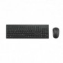 Kensington KM150 EQ Kit clavier + souris sans fil, Sans fil, RF sans fil, Clavier à membrane, QWERTZ, Noir, Souris incluse