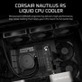 Corsair Nautilus 360 RS, Refroidisseur de liquide tout-en-un, 1700 trmin, Noir