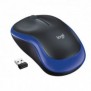 Logitech M185, Ambidextre, Optique, RF sans fil, 1000 DPI, Bleu
