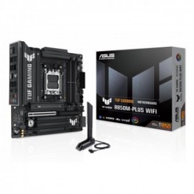 ASUS TUF GAMING B850M-PLUS WIFI, AMD, Emplacement AM5, AMD Ryzen 7000 Series, AMD Ryzen 8000 Series, AMD Ryzen 9000 Series, Emplacement AM5, DDR5-SDRAM, 192 Go