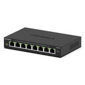 Netgear GS308E, Géré, L2L3, Gigabit Ethernet 101001000, Full duplex
