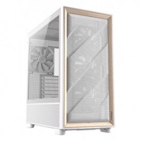 Antec FLUX, Midi Tower, PC, Blanc, ATX, ITX, micro ATX, Plastique, Acier, Verre trempé, Jouer