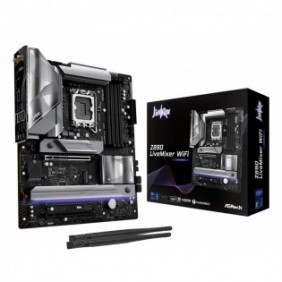 ASRock Z890 LiveMixer WiFi, Intel, LGA 1851 Socket V1, Intel Core Ultra Series 2, DDR5-SDRAM, 256 Go, DIMM