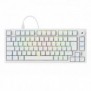 Sharkoon SGK25, 75%, Avec fil, USB, QWERTZ, LED RGB, Blanc