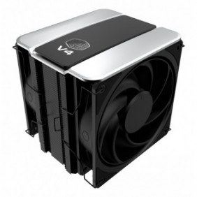 Cooler Master V4 Alpha 3DHP Black, Refroidisseur d'air, 12 cm, 107,2 m³h, Noir