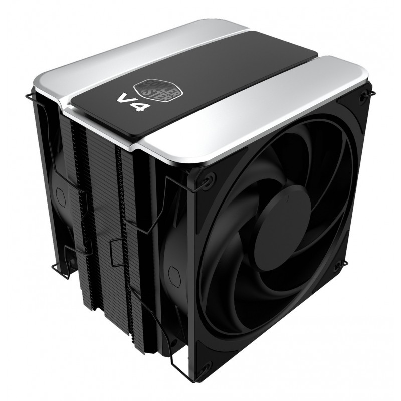 Cooler Master V4 Alpha 3DHP Black, Refroidisseur d'air, 12 cm, 107,2 m³h, Noir