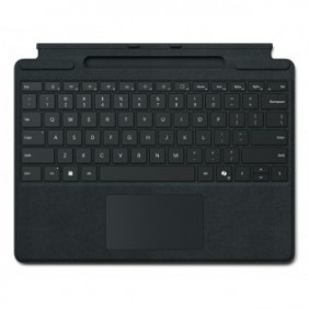 Microsoft Surface Pro Keyboard with pen storage for Business, AZERTY, Belge, Pavé tactile, Microsoft, Surface Pro 10 for Business Surface Pro 9 for Business Surface Pro 8 for Business Surface Pro X..., Noir