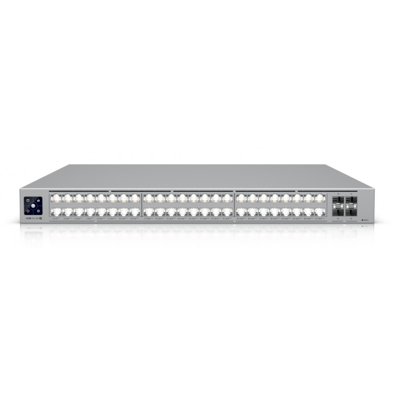 Ubiquiti UniFi Pro XG 48 PoE, Géré, L3, 10G Ethernet 100100010000, Connexion Ethernet, supportant l'alimentation via ce port , Grille de montage, 1U