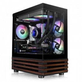 Thermaltake View 170 WS ARGB, Micro Tower, PC, Noir, micro ATX, Mini-ITX, SPCC, Verre trempé, Gaming
