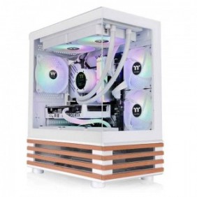 Thermaltake View 170 WS ARGB Snow, Micro Tower, PC, Blanc, micro ATX, Mini-ITX, SPCC, Verre trempé, Gaming