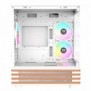 Thermaltake View 170 WS ARGB Snow, Micro Tower, PC, Blanc, micro ATX, Mini-ITX, SPCC, Verre trempé, Gaming