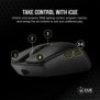 Corsair KATAR ELITE Wireless, Droitier, Optique, RF Wireless + Bluetooth + USB Type-A, 26000 DPI, Noir