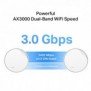 TP-LINK DECO X50-PoE3-PACK, Blanc, Interne, Système maillé, 600 m², Bi-bande 2,4 GHz  5 GHz, Wi-Fi 6 802.11ax