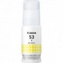 Canon Bouteille d'encre jaune GI-53Y, Original, Jaune, Canon, PIXMA G650 PIXMA G550, 60 ml, Jet d'encre