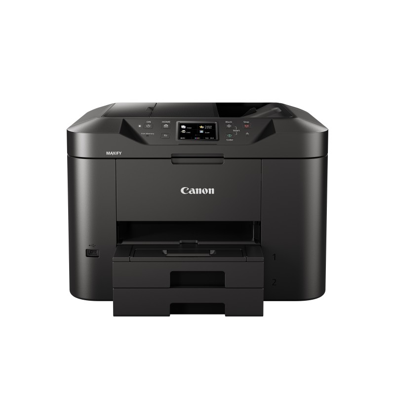Canon MAXIFY MB2750, Jet d'encre, Impression couleur, 600 x 1200 DPI, Copie couleur, A4, Noir