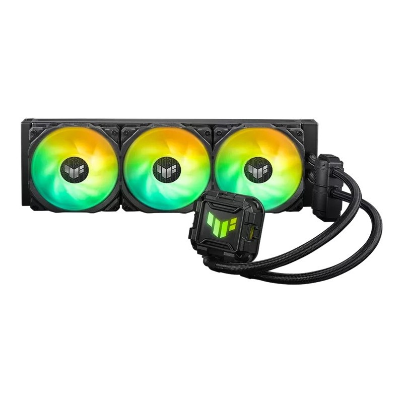 ASUS TUF GAMING LC II 360 ARGB, Kit de refroidissement du liquide, 12 cm, 800 trmin, 2000 trmin, 113,8 m³h, Noir