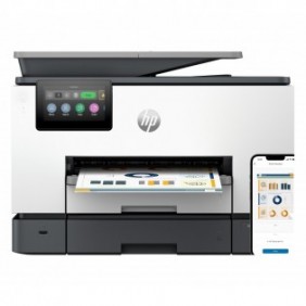 HP OfficeJet Pro 9130b Sans fil All-in-One Couleur Imprimante, Impression recto-verso copieur, scanner, A jet d'encre thermique, Impression couleur, 4800 x 1200 DPI, A4, Impression directe, Gris