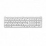 Logitech Signature Slim K950, Taille réelle 100 %, Sans fil, RF sans fil + Bluetooth, Commutateur de touche « ciseaux », QWERTZ, Blanc