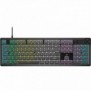 Corsair K55 CORE RGB, Avec fil, USB, Clavier mécanique, AZERTY, LED RGB, Noir, Gris