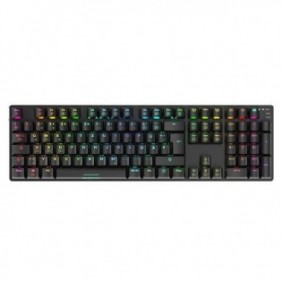 Sharkoon SKILLER SGK36W, Taille réelle 100 %, Sans fil, RF sans fil, Clavier mécanique, QWERTZ, LED RGB