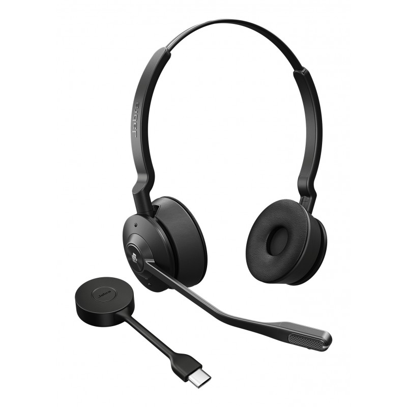 Jabra Engage 55 SE, Sans fil, 40 - 16000 Hz, BureauCentre d'appels, 83 g, Casque, Noir