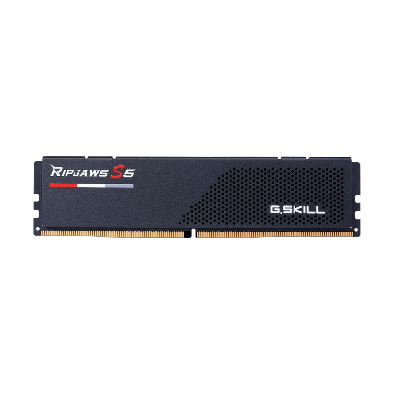 G.Skill Ripjaws S5 F5-6000J3040F16GX2-RS5K, 32 Go, 2 x 16 Go, DDR5, 3000 MHz, 288-pin DIMM, Noir