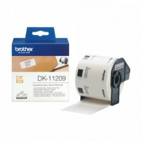 Brother DK-11209, Noir sur blanc, 800 pièce, DK, Blanc, Thermique directe, Chine
