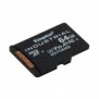 Kingston Carte 64GB microSDXC Industrielle C10 A1 pSLC + adaptateur SD, 64 Go, MicroSDXC, Classe 10, UHS-I, 100 Mos, 80 Mos