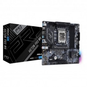 ASRock H670M Pro RS, Intel, LGA 1700, Intel® Celeron®, Intel® Core™ i3, Intel® Core™ i5, Intel® Core™ i7, Intel® Core™ i9, Intel® Pentium®, DDR4-SDRAM, 128 Go, DIMM