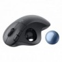 Logitech ERGO M575S, Droitier, Trackball, Bluetooth, 2000 DPI, 11,25 ms, Graphite, Bleu